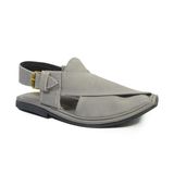 MENS GREY PESHAWARI CHAPPAL PESH136