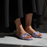 WOMEN PURPLE FLATS EGO14