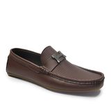 MEN BROWN LOAFER SHOES LF289