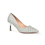 WOMEN SILVER COURT SHOES LADY152