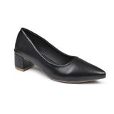 WOMEN BLACK COURT SHOES LADY101