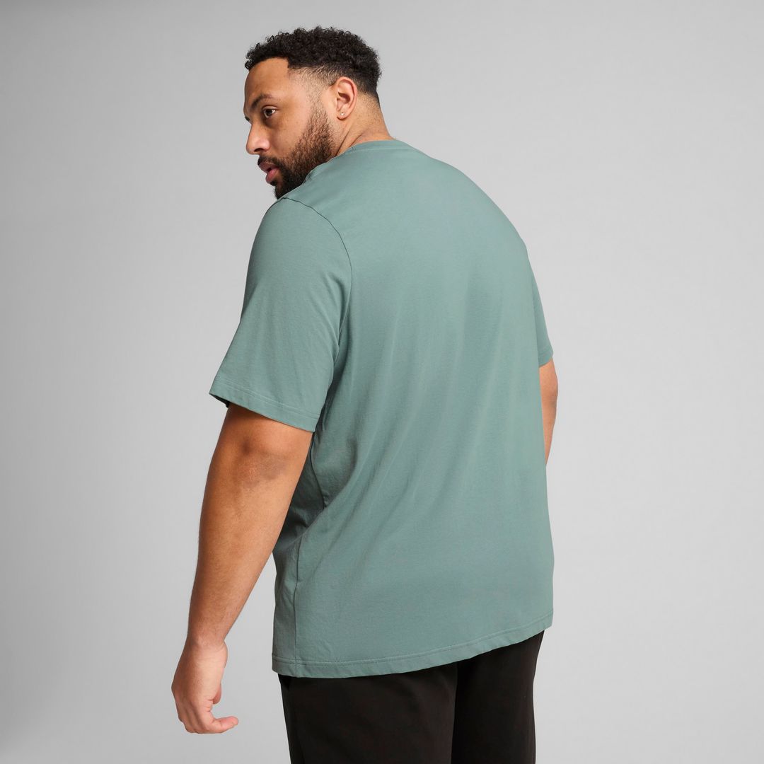 PUMA MEN ESS SMALL NO. 1 LOGO TEE (S) GREEN MOON (68253530) - ONLINE IN ...
