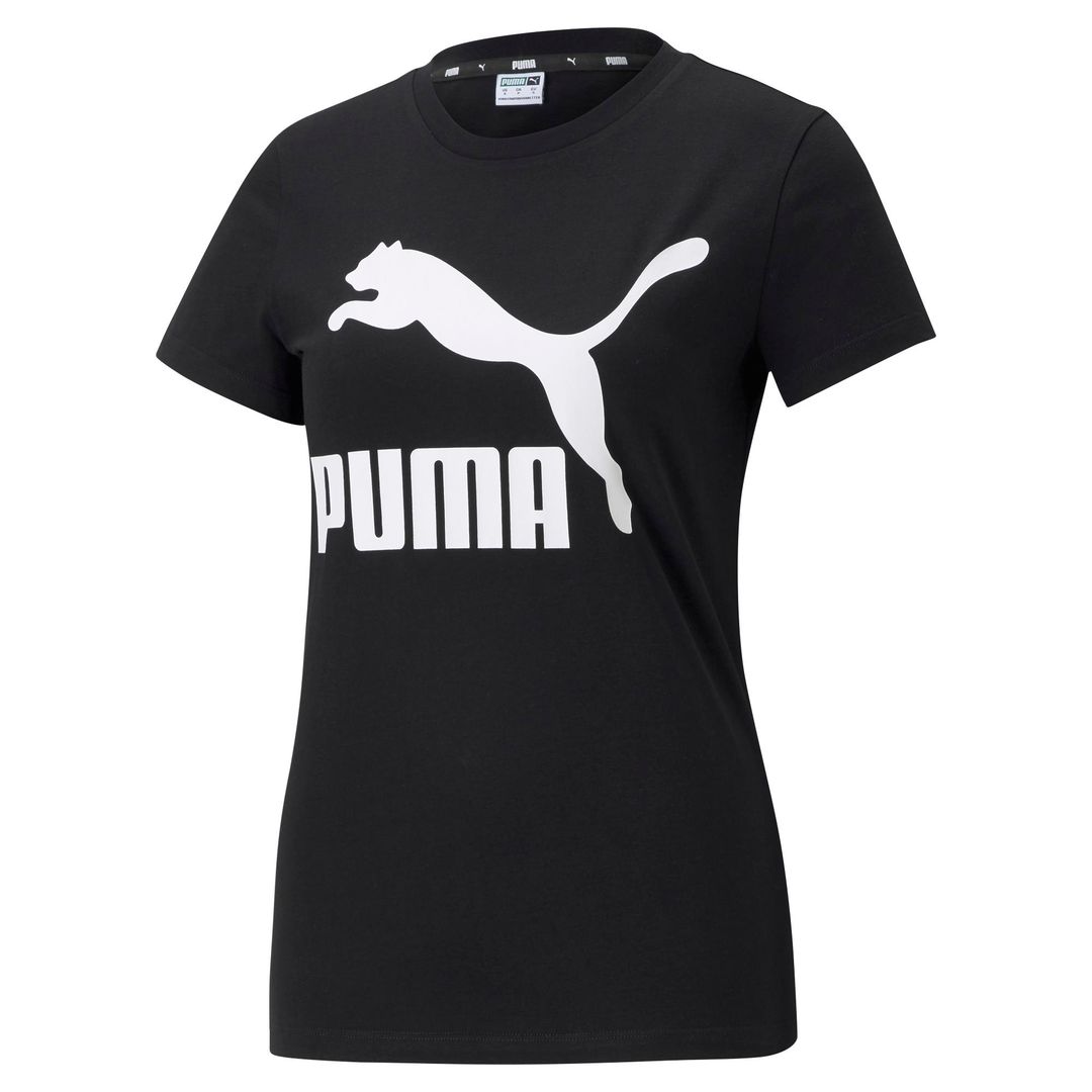 Buy PUMA WOMEN CLASSICS LOGO TEE PUMA BLACK (53007601) Online in Pakistan  On Sportsplus at Lowest Prices Cash On Delivery All Over the Pakistan