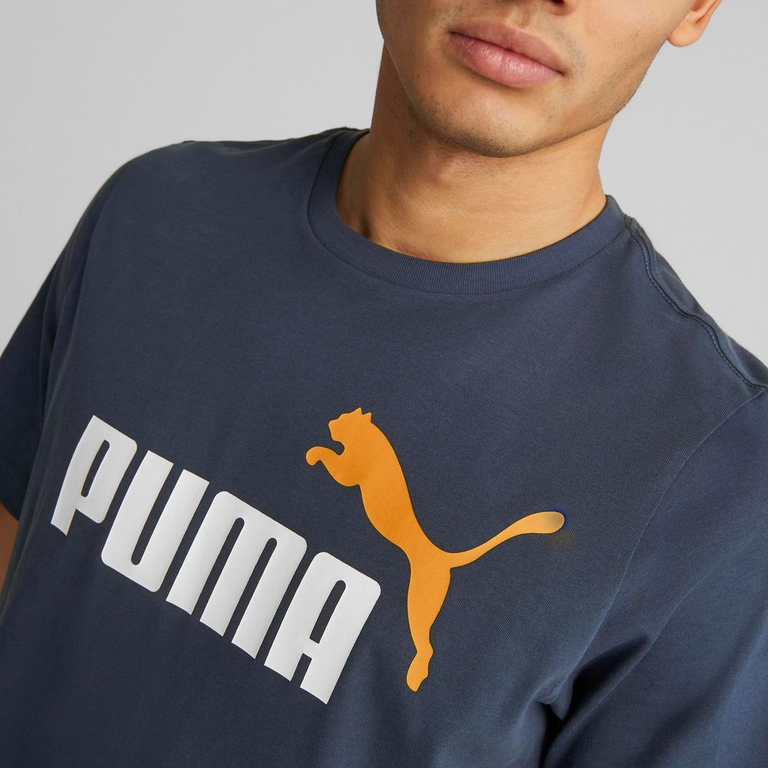 Buy PUMA MEN ESS+ COL LOGO TEE DARK NIGHT (58675915) Online in
