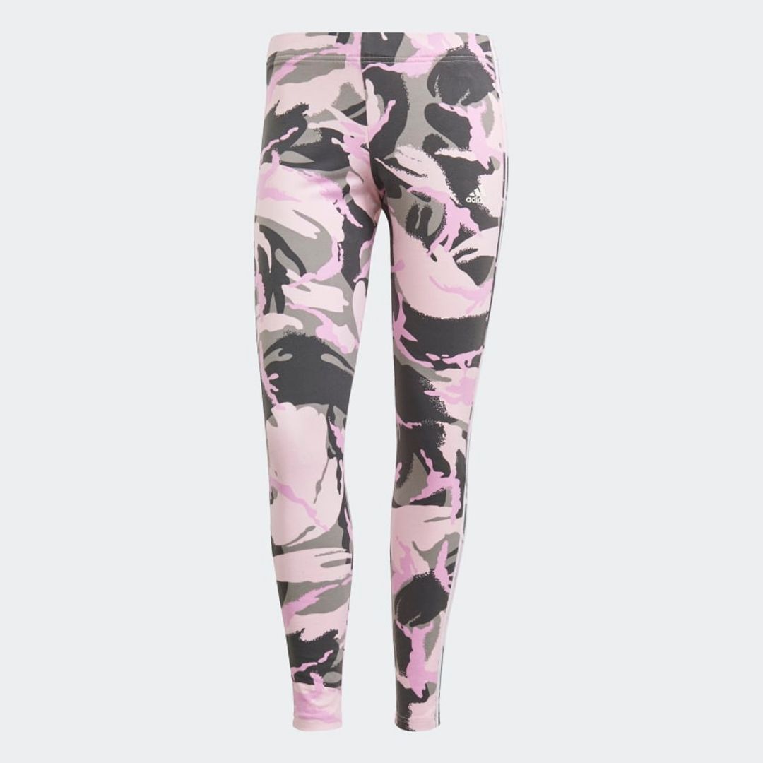 adidas pink camo leggings