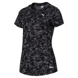 PUMA WOMEN FUSION AOP TEE COTTON BLACK (85468201)
