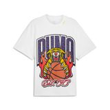 PUMA MEN CROWD CRAZE TEE 3 PUMA WHITE (62758701)