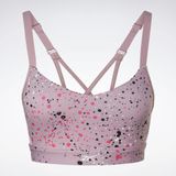 REEBOK WOMEN S LUX STRAPPY BRA SPECKLE (HN7671)