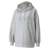 PUMA WOMEN CLASSICS OVERSIZED HOODIE LIGHT GRAY HEA (53041204)