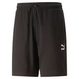 PUMA MEN CLASSICS PIQUE SHORTS 8 PUMA BLACK (53815001)
