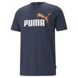 PUMA MEN ESS+ 2 COL LOGO TEE DARK NIGHT (58675915)