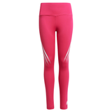 ADIDAS GIRLS AEROREADY 3-STRIPES HIGH-RISE STRETCH TIGHTS (H16904)