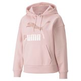 PUMA WOMEN CLASSICS LOGO HOODIE (S) LOTUS-PEARL (53007536)