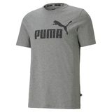 PUMA MEN ESS LOGO TEE MEDIUM GRAY HEATHER (58666603)