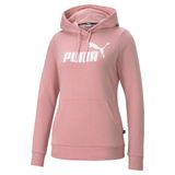 PUMA WOMEN ESS LOGO HOODIE TR BRIDAL ROSE (58679180)