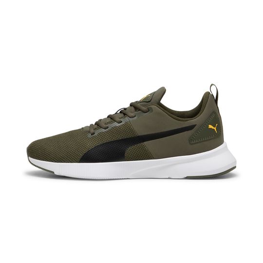 PUMA UNISEX FLYER RUNNER DARK OLIVE-PUMA BLACK-SUN S (19225769