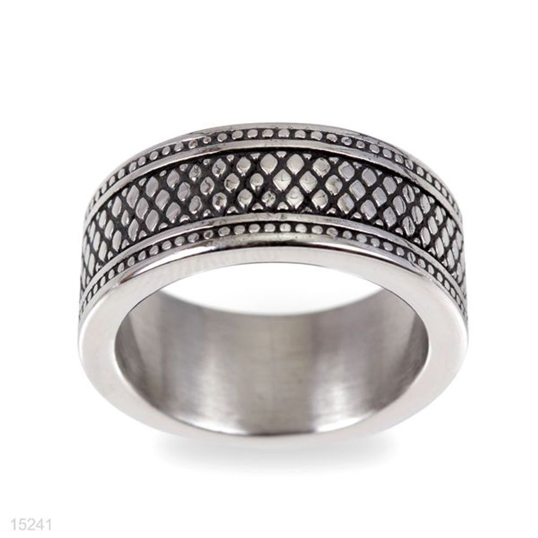 Buy Celtic Mesh Engraved Ring Size 21 Online in Pakistan On