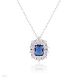 PENDANT 3A ZC ELEGANT LUX-Silver-BLUE