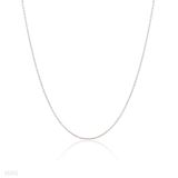 Delicate thin link silver chain