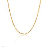 NECK CHAIN S.S 2.0 SQUARE 60CM-GOLD