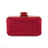 CLUTCH ELEGANT RECT -MAROON