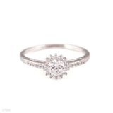 Ethereal Sunrise Silver Ring