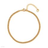 BRACELET S.S CHAINED THIN-GOLD
