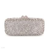 CLUTCH L372 BRIDAL LONG C-SILVER