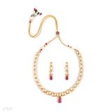 SET N+E ENML KUNDAN W/DRO-GLD-RED