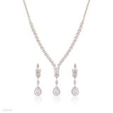 Delicate princess drop silver set