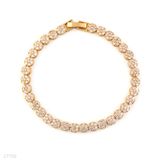 Delicate flower gold bracelet