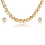 Solid Sphere Choker & Stud Set