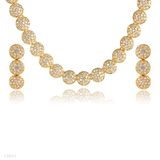 Mini Pave Sphere Necklace Set