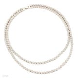 Beauiful Two Line Solitaire Bracelet