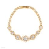 BRACELET DELIC ZC SHRP FL-GLD-CLEAR