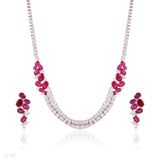 SET N+E DBL DROP LN ZC SLVR-RED