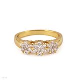 Charming Flower Gold Ring