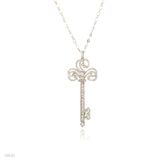 Stunning Zircon Key Pendant