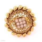 RING ROUND TRD MET;-GOLD-FR