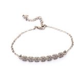 Glamorous Flower Tennis Bracelet
