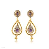 Delicate Drop Gold Earrings