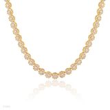 NECKLACE SOLIT FINE LUX12-GLD-CLEAR