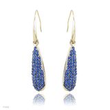 Swarovski Blue Drop Earrings