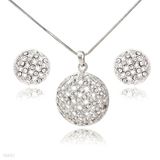 Circle Weave Pendant & Stud Set