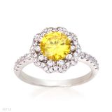 Brilliant Round Cocktail Ring