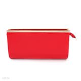 Glossy candy red clutch