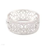 BRACELET FINE ZC ND SLVR-CLEAR