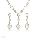 Pearl Swirl Silver Set