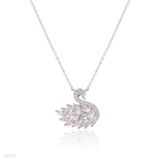 Mesmerizing/ Majestic Silver Swan Pendant