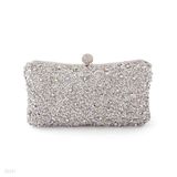 CLUTCH FANCY-SILVER